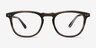 Illusion Gray Striped AcétateMontures de lunettes de vue d'EyeBuyDirect, Vue de Face