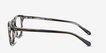 Illusion Gray Striped AcetateEyeglass Frames from EyeBuyDirect, Side View