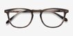 Illusion Gray Striped AcetateEyeglass Frames from EyeBuyDirect, Closed View
