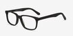 Little Bristol Black AcetateEyeglass Frames from EyeBuyDirect, Angle View