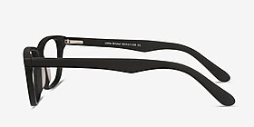 Little Bristol Noir Acétate Montures de lunettes de vue d'EyeBuyDirect, Vue de Côté