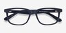 Little Bristol Black AcetateEyeglass Frames from EyeBuyDirect, Closed View