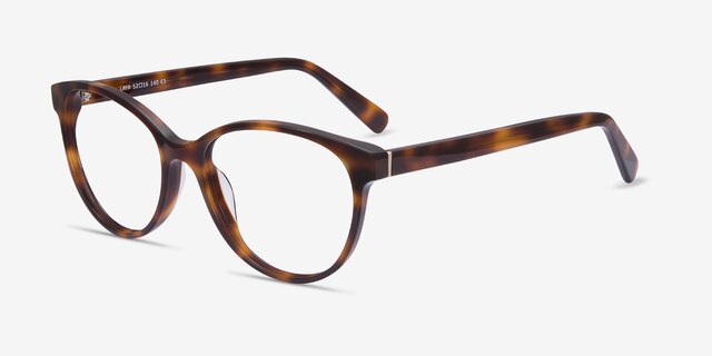 Laya Tortoise AcetateEyeglass Frames from EyeBuyDirect, Angle View