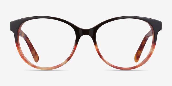 Laya Red Tortoise Acetate Eyeglass Frames