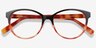 Laya Red Tortoise AcetateEyeglass Frames from EyeBuyDirect, Closed View