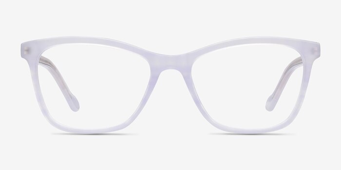 Cannes Clear Purple Acetate Eyeglass Frames from EyeBuyDirect