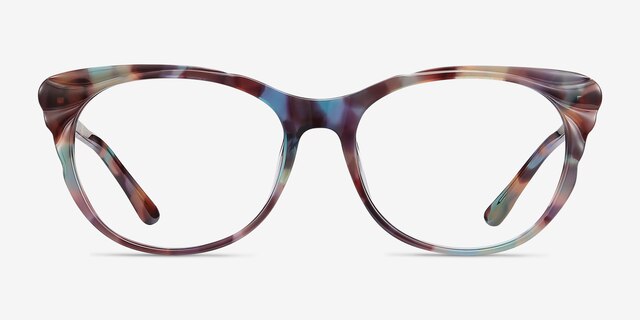 Mariposa Floral AcetateEyeglass Frames from EyeBuyDirect, Front View