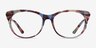 Mariposa Floral AcetateEyeglass Frames from EyeBuyDirect, Front View