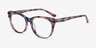 Mariposa Floral AcetateEyeglass Frames from EyeBuyDirect, Angle View