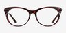 Mariposa Red Tortoise AcetateEyeglass Frames from EyeBuyDirect, Front View