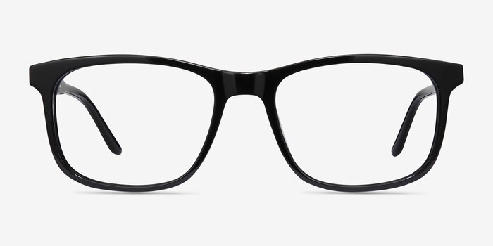 Ballast Black Acetate Eyeglass Frames from EyeBuyDirect