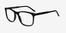 Ballast Noir AcétateMontures de lunettes de vue d'EyeBuyDirect, Vue d'Angle