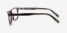 Mariner Gray Striped AcétateMontures de lunettes de vue d'EyeBuyDirect, Vue de Côté
