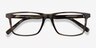 Mariner Gray Striped AcétateMontures de lunettes de vue d'EyeBuyDirect, Vue Rapprochée