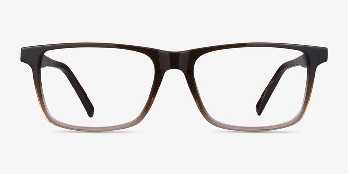 Mariner Clear Brown Acétate Montures de lunettes de vue d'EyeBuyDirect