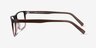 Mariner Clear Brown AcetateEyeglass Frames from EyeBuyDirect, Side View
