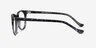 Delle Gray Floral AcétateMontures de lunettes de vue d'EyeBuyDirect, Vue de Côté