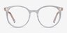Noun Clear AcetateEyeglass Frames from EyeBuyDirect, Front View