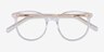 Noun Clear AcetateEyeglass Frames from EyeBuyDirect, Closed View