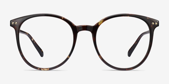 Noun Tortoise PlasticEyeglass Frames from EyeBuyDirect, Front View