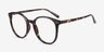Noun Tortoise PlasticEyeglass Frames from EyeBuyDirect, Angle View