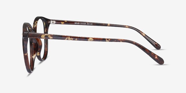 Noun Tortoise PlasticEyeglass Frames from EyeBuyDirect, Side View
