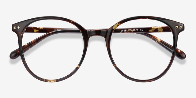 Noun Tortoise PlasticEyeglass Frames from EyeBuyDirect, Closed View