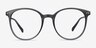 Noun Gris PlastiqueMontures de lunettes de vue d'EyeBuyDirect, Vue de Face