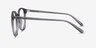 Noun Gris PlastiqueMontures de lunettes de vue d'EyeBuyDirect, Vue de Côté