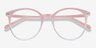 Noun Pink PlasticEyeglass Frames from EyeBuyDirect, Closed View