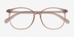 Lucia Champagne PlasticEyeglass Frames from EyeBuyDirect, Closed View