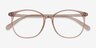 Lucia Champagne PlasticEyeglass Frames from EyeBuyDirect, Closed View