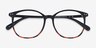 Lucia Black Tortoise PlasticEyeglass Frames from EyeBuyDirect, Closed View