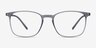 Trenton Gray PlasticEyeglass Frames from EyeBuyDirect, Front View