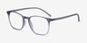 Trenton Gray PlasticEyeglass Frames from EyeBuyDirect, Angle View