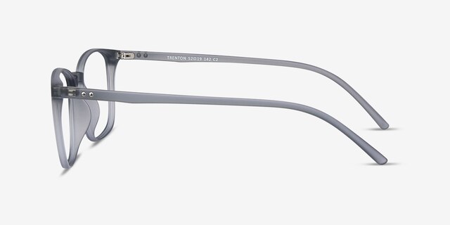 Trenton Gray PlasticEyeglass Frames from EyeBuyDirect, Side View