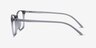 Trenton Gray PlasticEyeglass Frames from EyeBuyDirect, Side View