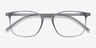 Trenton Gray PlasticEyeglass Frames from EyeBuyDirect, Closed View
