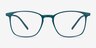 Trenton Vert PlastiqueMontures de lunettes de vue d'EyeBuyDirect, Vue de Face