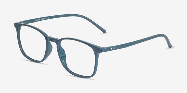 Trenton Vert PlastiqueMontures de lunettes de vue d'EyeBuyDirect, Vue d'Angle