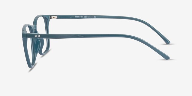 Trenton Vert PlastiqueMontures de lunettes de vue d'EyeBuyDirect, Vue de Côté