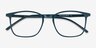 Trenton Vert PlastiqueMontures de lunettes de vue d'EyeBuyDirect, Vue Rapprochée