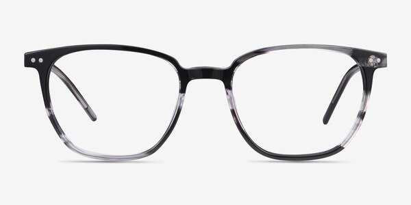 Regalia Gray Striped Acétate Montures de lunettes de vue