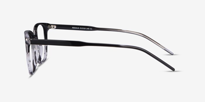 Regalia Gray Striped Acetate Eyeglass Frames from EyeBuyDirect