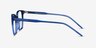 Regalia Bleu AcétateMontures de lunettes de vue d'EyeBuyDirect, Vue de Côté