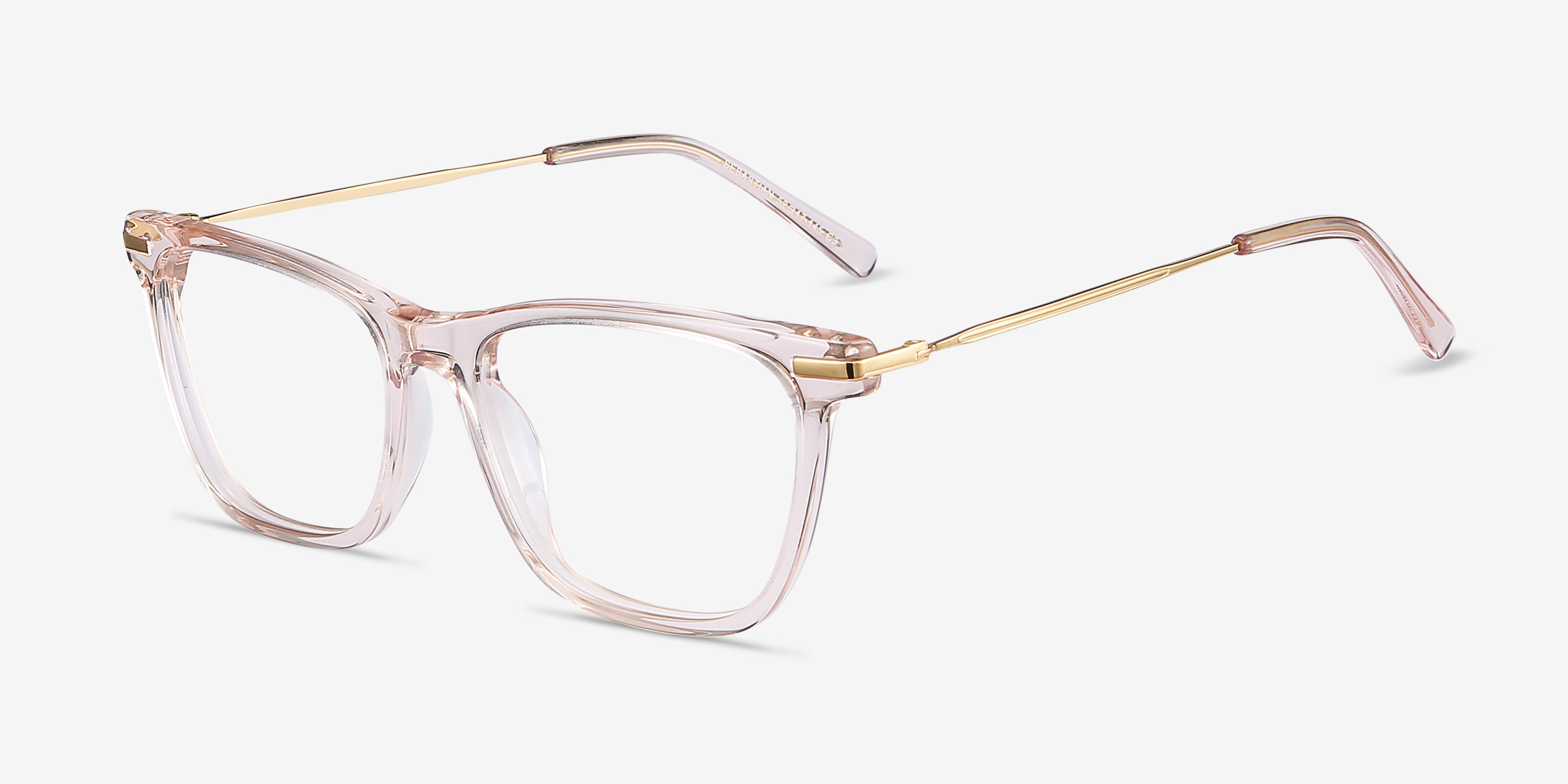 Sebastian Square Rose Gold Glasses For Women Eyebuydirect