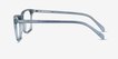 Etched Clear Blue AcetateEyeglass Frames from EyeBuyDirect, Side View