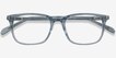 Etched Clear Blue AcetateEyeglass Frames from EyeBuyDirect, Closed View
