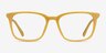 Etched Yellow AcetateEyeglass Frames from EyeBuyDirect, Front View