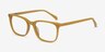 Etched Yellow AcetateEyeglass Frames from EyeBuyDirect, Angle View